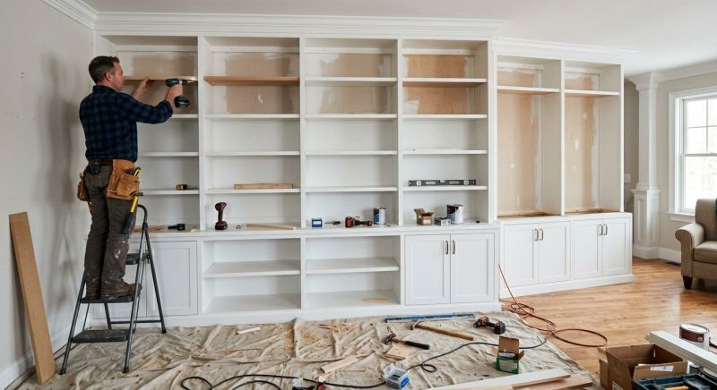 Bookcase Installation in Alexandria, VA