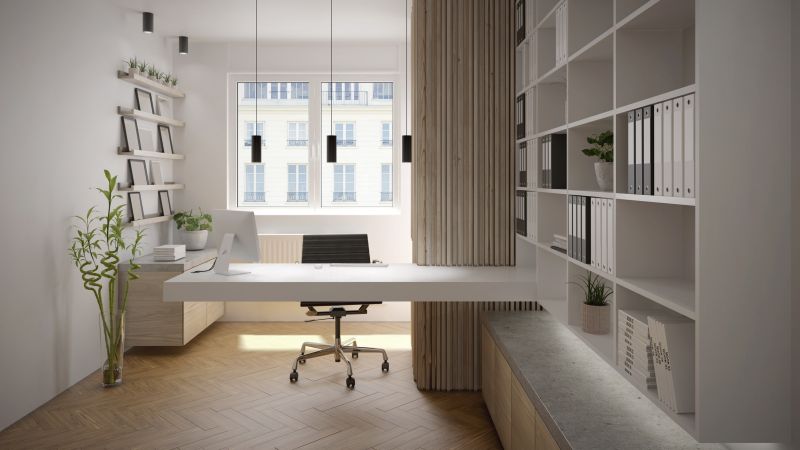 Built In Desk Installation in Durham, NC