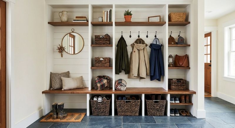 Mudroom Carpentry Installation in Fairfax, VA