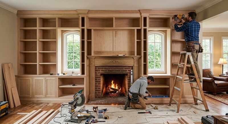 Bookcase Construction in Fairfax, VA