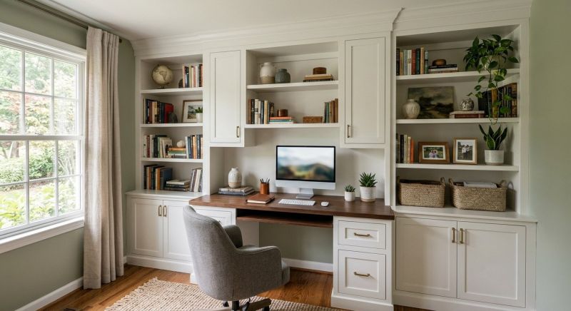 Built In Desk Installation in Raleigh, NC