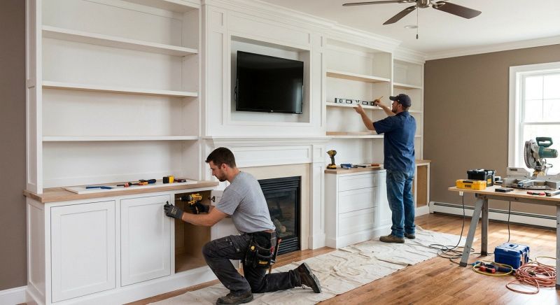 Fireplace Built Ins Installation in Greensboro, NC