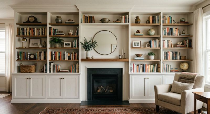 Fireplace Shelves Installation in Fairfax, VA